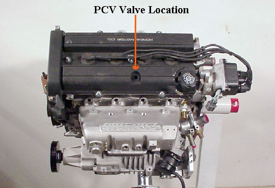 Please Note Where The Pcv Valve Is Placed On The B